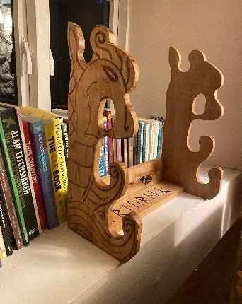 Hand Carved Sword Stand - Bushman Survival