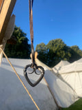 Hand Forged Heart Necklace - Bushman Survival