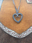 Hand Forged Love Heart, Rams Horns, Necklace, Tote or Keyring - Bushman Survival