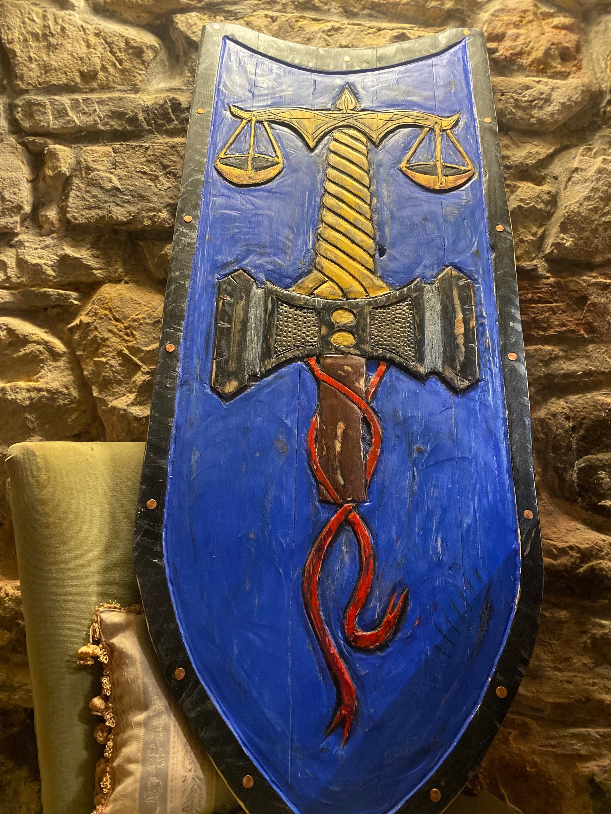 Viking Shield, Round Anglo Saxon - Bushman Survival