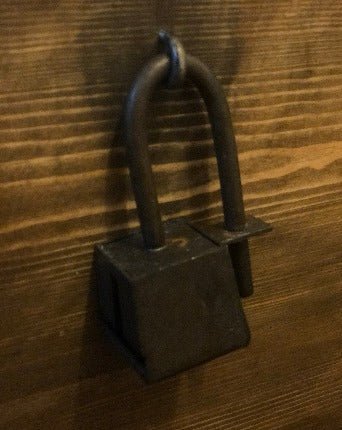 Medieval Lock, Birca Viking Padlock fitted to a Sea Chest