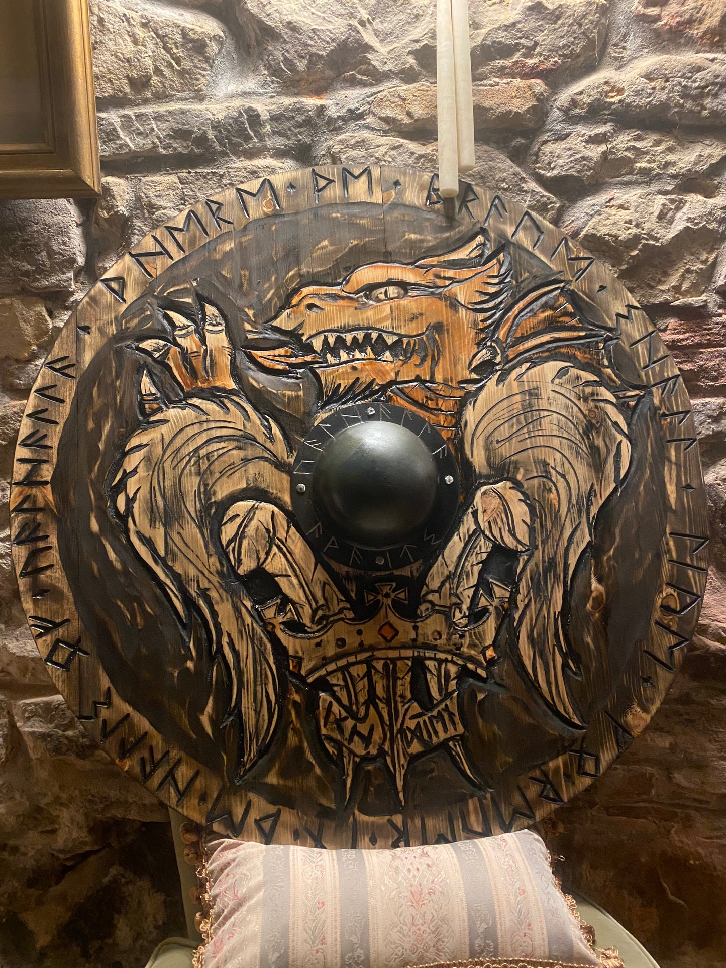 Viking Shield, Round Anglo Saxon - Bushman Survival