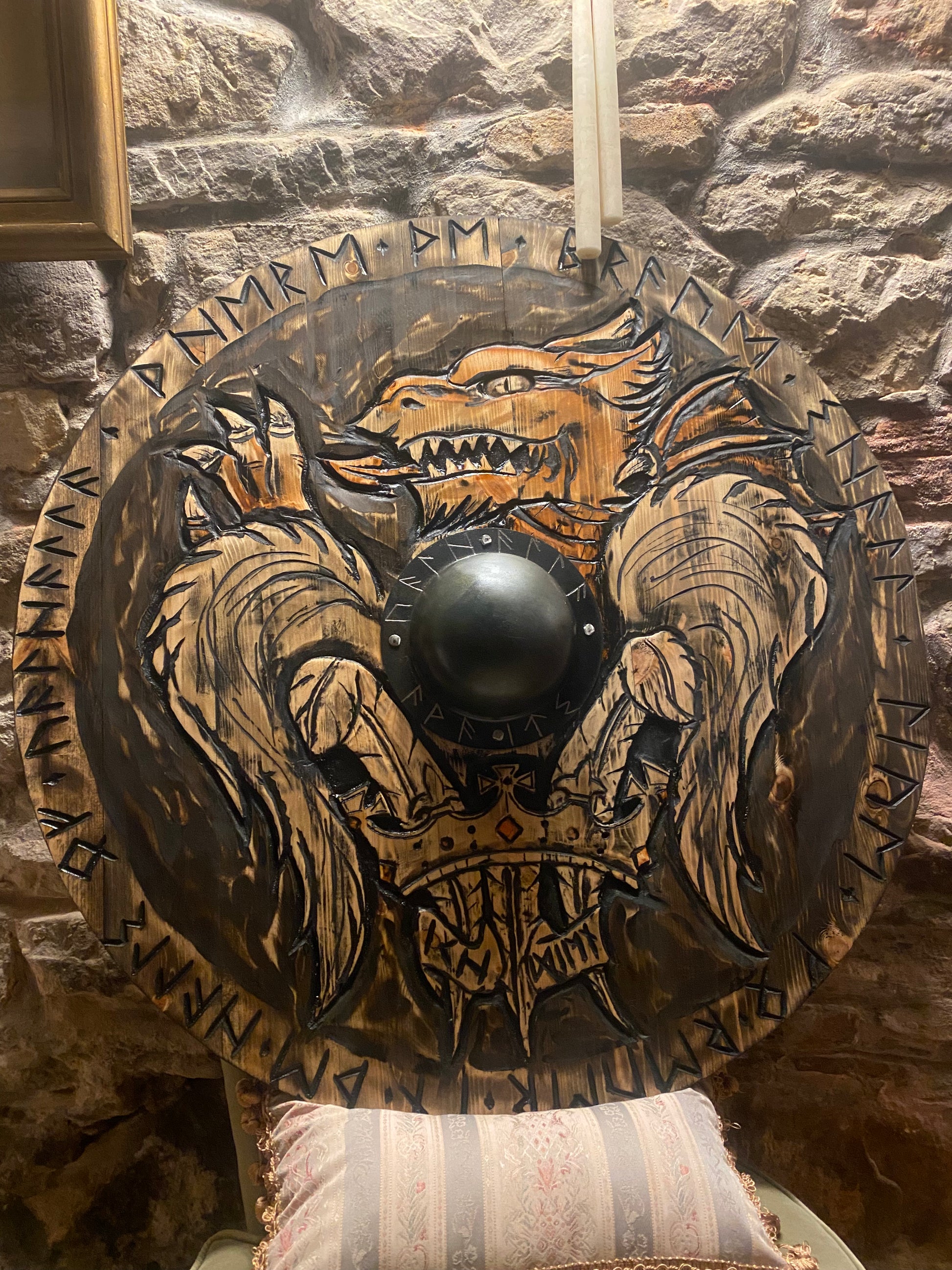 Viking Shield, Round Anglo Saxon - Bushman Survival