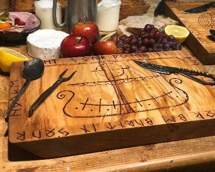 Viking Plates or Medieval Serving Platter! - Bushman Survival