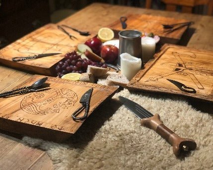 Viking Plates or Medieval Serving Platter! - Bushman Survival