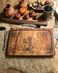 Viking Plates or Medieval Serving Platter - any design you want - Bushman Survival