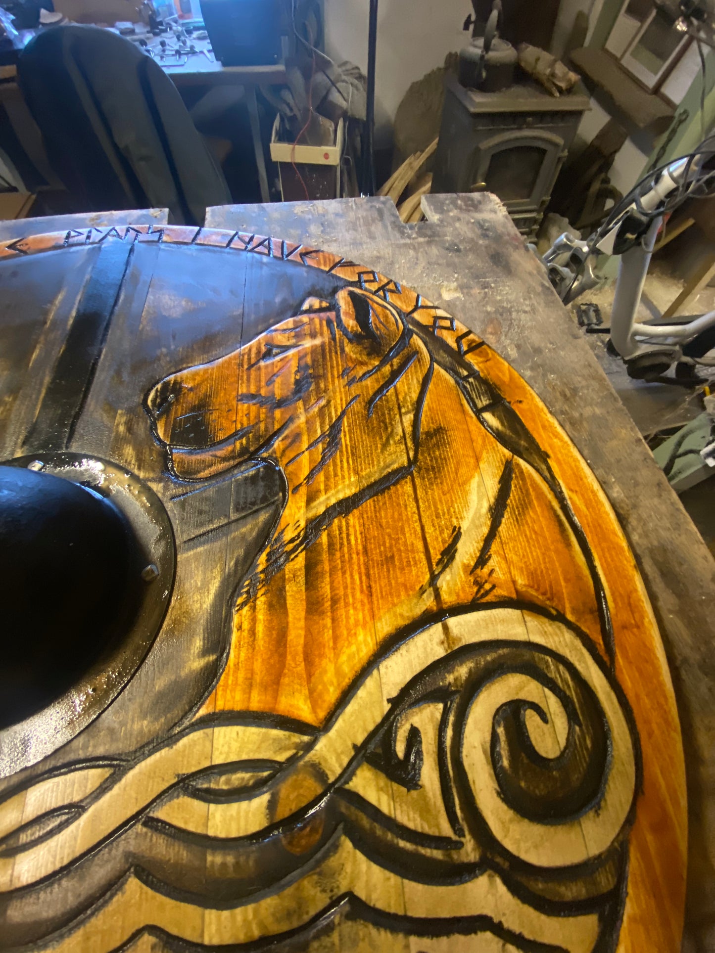 Viking Shield, Round Anglo Saxon - Bushman Survival