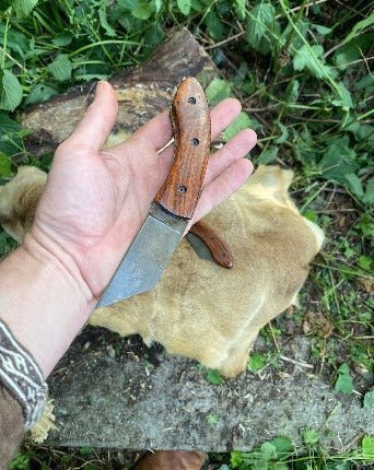 Non locking Folding Seax Pocket Knife - Bushman Survival