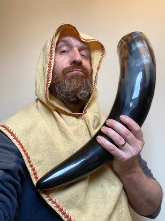 HUGE Drinking Horn, Viking, Medieval, BBQ - Bushman Survival