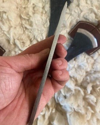Kalahari Bush Axe - Bushman Survival showing the width