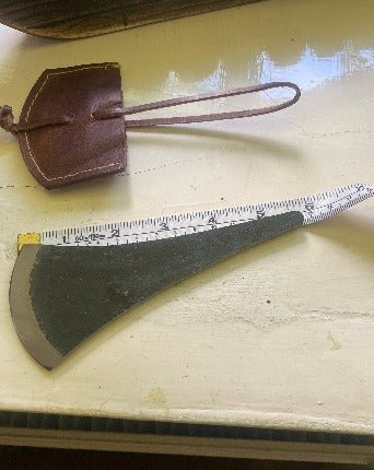 Kalahari Bush Axe - Bushman Survival showing the size
