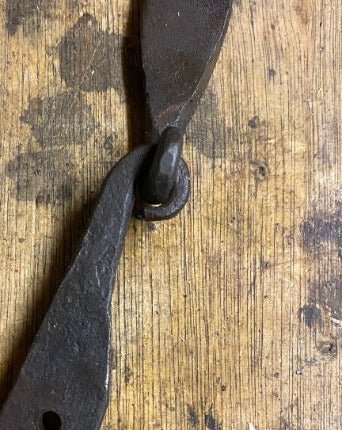 Medieval Hinges and clasp - Hand forged hinges UK