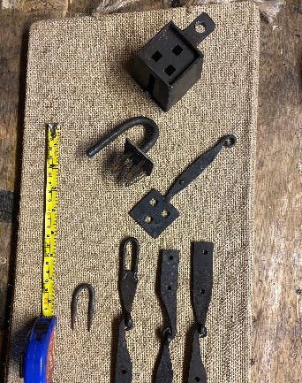 Medieval, Anglo - Saxon, Viking Padlock, Hinges and clasp set - (Birca) - Bushman Survival