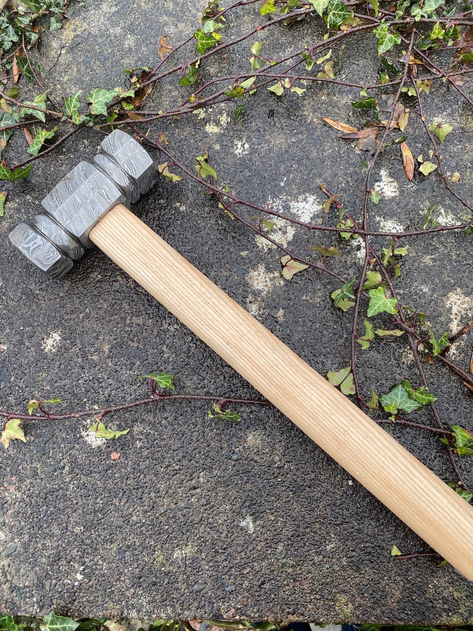 Mjolnir, Blacksmiths Damascus Hammer - Bushman Survival