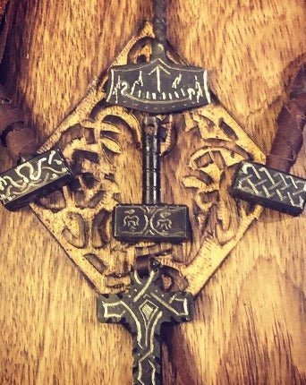 Mjolnir Hammer. Necklace, Tote or Keyring - Bushman Survival