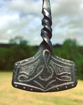 Mjolnir Pendant — Hand Forged Carbon Steel - Bushman Survival
