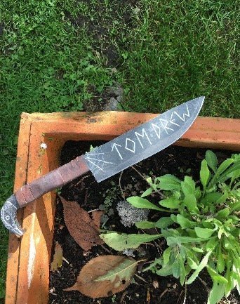 Raven Knife — Hand-Forged Camp Knife - Bushman Survival