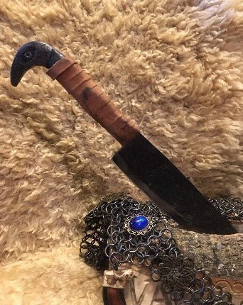 Raven Knife — Hand-Forged Camp Knife - Bushman Survival
