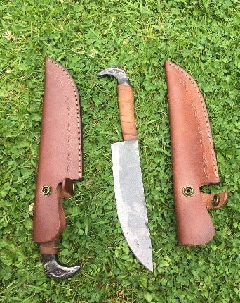 Raven Knife — Hand-Forged Camp Knife - Bushman Survival