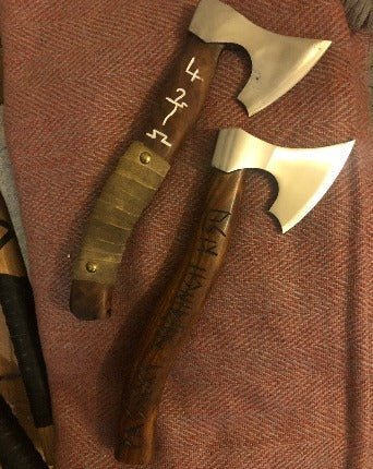 Skeggox Hatchet — Small Hand-Carved Viking Axe - Bushman Survival