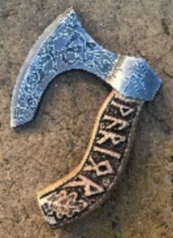 Viking Pizza Axe — Hand-Carved Skeggox - Bushman Survival
