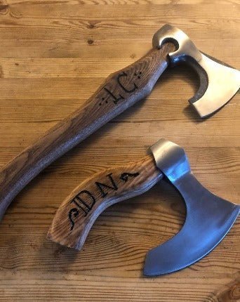 Viking Pizza Axe — Hand-Carved Skeggox - Bushman Survival