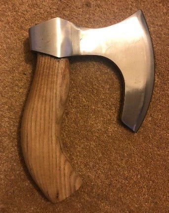 Viking Pizza Axe — Hand-Carved Skeggox - Bushman Survival