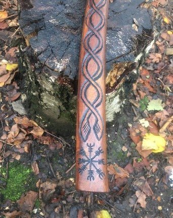 Viking Skeggox Axe — Hand-Carved, Custom - Bushman Survival