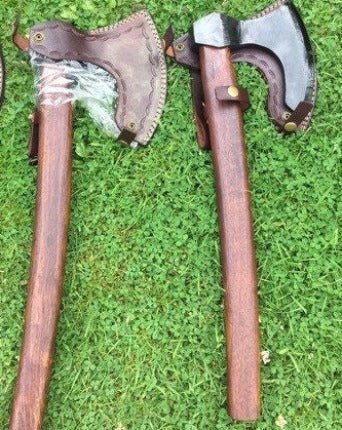 Viking Skeggox Axe — Hand-Carved, Custom - Bushman Survival